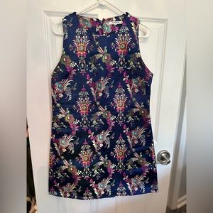 Sleeveless printed dress. Size 12
